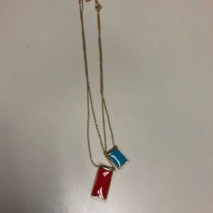Orange and turquoise Premier Designs necklace